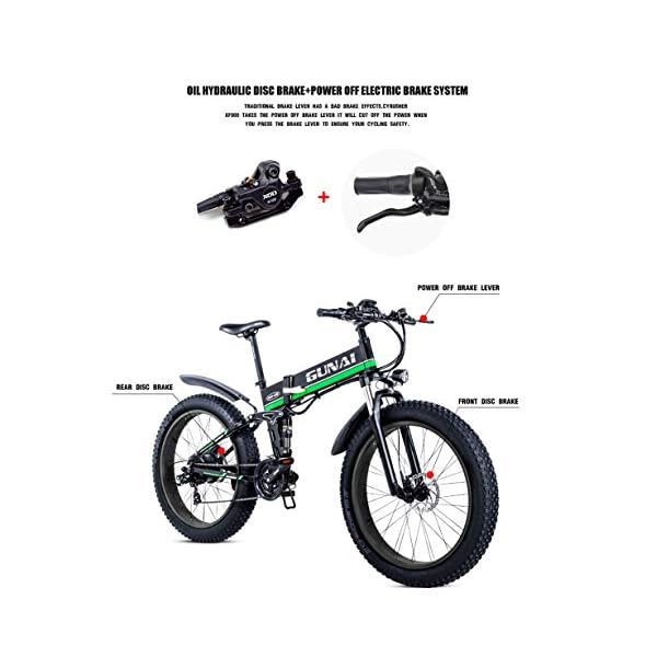 GUNAI Mountain Bike Elettrica, Bici elettrica 1000W 48V 12Ah Bici Montagna  E-Bike 21 velocità 26' Full Suspension Pedali Assist -  ilMonopattinoElettrico.com