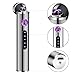 Dibikou Electronic Plasma Lighter Flameless USB Rechargeable Lighter Windproof Plasma Dual Arc Lighter with Battery Indicator Lighter for Hiking Campingthumb 1