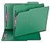 Smead Fastener Folders, Safe SHIELD Fasteners in Positions 1 & 3, 1/3-Cut Tab, 2-Inch Expansion, Letter Size, Green, 25 per Box (14938)