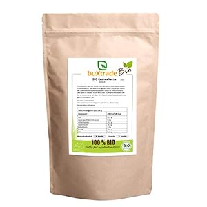 BIO Cashewkerne | Nüsse | Cashew | Bio Qualität | unbehandelt | ungesalzen | ohne Zusätze | 100 g
