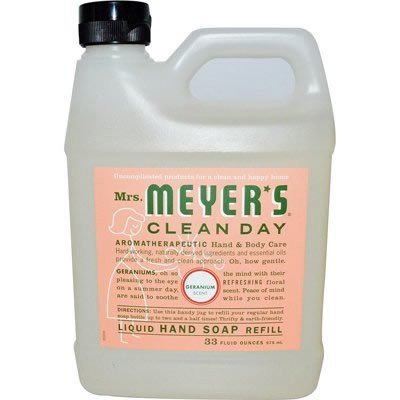Mrs Meyers Hand Soap Liq Refl Geranm 33 Fz