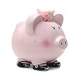 Child to Cherish Ceramic Princess Piggy Bank for Girls