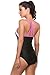 Avidlove One Piece Swimsuit Womens Splice Dual Crossback Athletic Bathing Suit S-XXL