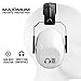 Pro For Sho 34dB Shooting Ear Protection - Special Designed Ear Muffs Lighter Weight & Maximum Hearing Protection (Small, White)