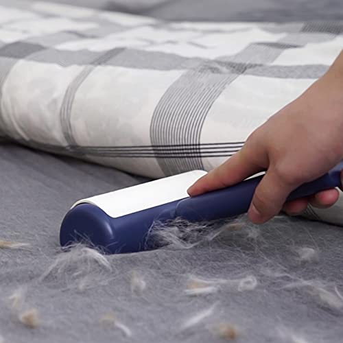 2 in 1 Lint Rollers Pet Hair Remover for Dog Cat Hair Removal, 180 Sheets/3 Refills, with High Density Lint Brush Remover for Couch, Clothes and Carpet, Double Side Multifunctional Pet Hair Remover