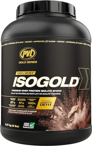 PVL ISOGOLD – Grass Fed - Premium Isolate 100% Whey Protein Shake (2.27 kg (Pack of 1), Chocolate)