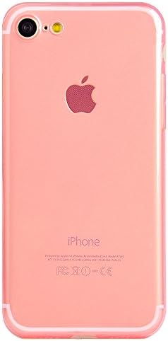 Dfifan[Ultra slim] Iphone 7 Case Clear Phone Case [Flexible Soft TPU ]Apple Iphone 7 Cover (iphone 7 pink)