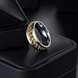 Udolfly Mens Fidget Rings Anxiety Rings for Men