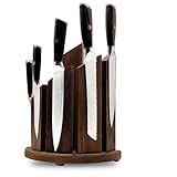 Walnut Wood Magnetic Knife Block, (MKB 749) Made of