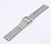 J.VANDER 20mm Brushed Stainless Steel Shark Mesh Dive Watch Band Strap Thick - Premium Clasp - Extra Long