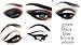 Nikka Notto Liquid Eyeliner Waterproof Set of 5 Intense Satin Colors. Black, Brown, Blue, Green & Purple, Stay All Day, Smudge Free, Quick Dry, Smooth Application, Valentine's Gift for Her