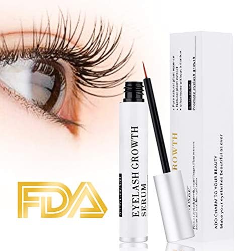 Eyelash growth serum Eyelash Growth Enhancer & Brow Serum for Long, Luscious Lashes and Eyebrows No-irritating formula 5ml)