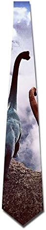 Couple Dinosaurs Men's Tie Fashion Neckties Necktie Neckwear Neckcloth Choker Neck 8CM