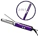 BERTA Professional Hair Straightener and Hair Curler 2 in 1 Curl & Straight Hair Flat Iron, Purple