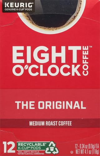 EIGHT O’CLOCK THE ORIGINAL COFFEE, 12 CT(PACK OF 1)