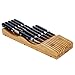 Utoplike In-Drawer Knife Block, 11-15 Slots Bamboo Knife Drawer Organizer, Knife Set Storage for Kitchen, 17 x 5.5 x 2 inches