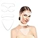 5Pack Silicon Wrinkle Pads - including 2 Piece Eye Wrinkle Flattening Patches,1 Piece Silicone Anti Wrinkle Chest Pads,1 Piece Forehead Pads and 1 Piece Neck Pads for Eliminate and Prevent Wrinkles