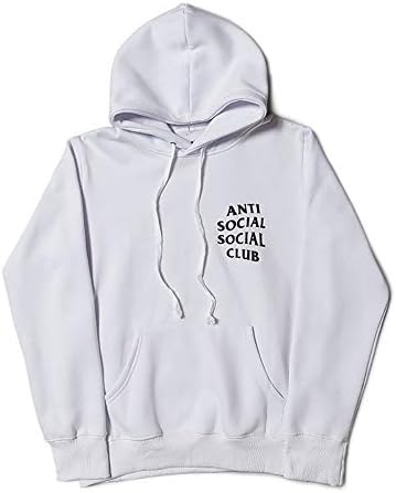 anti Unisex Social Social Club Long Sleeve Pullover Hoodies