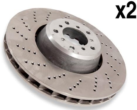 for BMW e60 e63 ///M Brake Disc Front Left+Right (x2) FORMULA Z