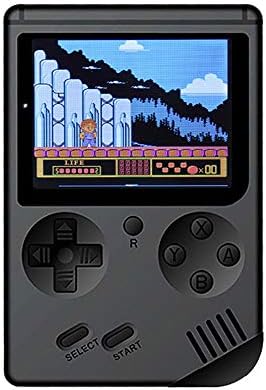 Leless Retro Mini Handheld Video Game Console Gameboy Built-in 500 Classic Games (Black)
