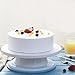 Ejoyous Aluminium Alloy Cake Decorating Turntable,11 Inch Revolving Cake Stand with Decorating Sets, Scraper Combs (3pcs),2 Icing Spatula (Scraper Cutters)
