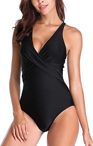 women's one piece swimsuits tummy control