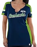 Seattle Seahawks Majestic Womens Pride Playing V-Neck Tee