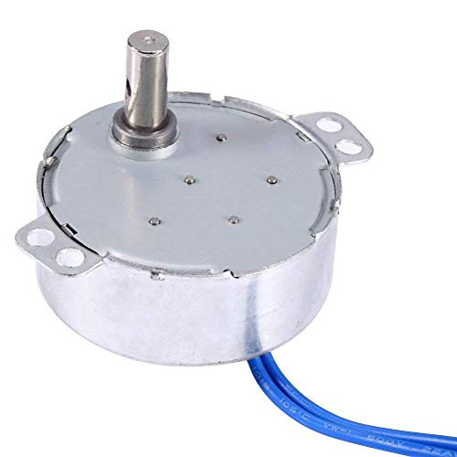 4PCS Turntable motor Synchronous Synchron Motor 50/60Hz AC 100~127V CCW/CW 4W 5-6RPM/MIN CCW/CW with 7mm Flexible Coupling Connector For Cup Turner,Hand-Made, School Project, Model - Thumbnail 5