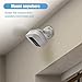 Silicone Skins w/Mount for Blink XT / XT2 Security Camera (2 pcs White) - Silicone Case - Swivel Rotating Mounting Connector w/Blink XT2 Cover - NOT for 2020 New Blink Indoor/Outdoor Cam - by SULLY