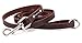 FAIRWIN Brown 6FT/ 5FT Genuine Leather Dog Leash Leads Rope for Large/Medium/Small Dogs Training/Walking (rivet-5/8 x 5.6 Foot, Brown)