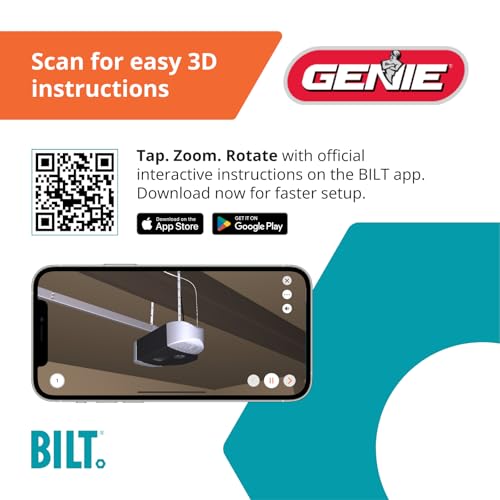 Genie Chain Glide Connect Essentials Smart Garage Door Opener - Reliable Chain Drive Opener With LED Lighting- Compatible with Alexa, SmartThings, Brilliant Smart Home - View 11