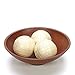 Hosley 11.8 Inch Diameter Wood Finish Decorator Bowl Ideal for Dried Floral Arrangements with Orbs Potpourri or Just as Decor Ideal Gift for Weddings or Special Occasions O3