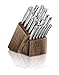 Cangshan N1 Series 1022636 German Steel Forged 17-Piece Knife Block Set, Walnut