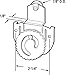 Prime-Line N 6648 Closet Door Roller, Front, 1/8 In. Offset, 7/8 In. Nylon Wheel (2 Pack)