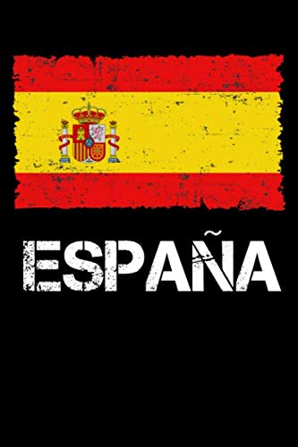 Spain Flag Notebook: Lined Pages Journal or Notebook (6x9 inches) 120 Pages