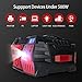 S-Y Portable Power Station 296Wh Generator Battery with Solar Power Inverter 500W 15V DC Port 5V USB Ports with AC Power Inverter 110/60Hz for Traveling, Camping, Emergency, CPAP