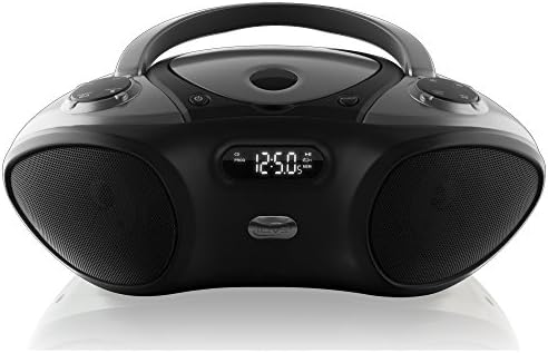 Ilive Boombox Bluetooth Speaker With Cd Player And Fm Radio Black