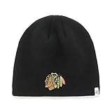 NHL Chicago Blackhawks Men's Knit Hat, Black, One Size