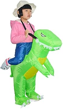 Amazon Co Jp Yizhu 子供の三次元恐竜インフレータブル服 大人は馬に乗ることができます 服 ファッション小物
