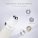 Electronic Refillable Roller Bottle - 10ml Container for Hyaluronic Acid Serum Essence Essential Oil Massage Skin Care Reusable Bottle with Stainless Steel Roller Balls