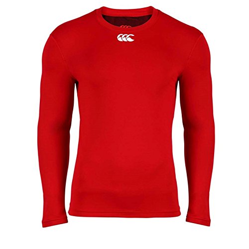 CANTERBURY Base Layer Men's Cold Long Sleeve , Red, XL
