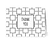 Note Card Cafe Thank You Cards with Gray Envelopes | 36 Pack | Modern Thank You | Blank Inside, Glossy Finish | for Greeting Cards, Occasions, Birthdays, Gifts