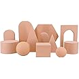 GISELA D Product Photography Props Foam-Photo Decorative Backdrop for Photography for Jewellery,Trinkets, Cosmetics, Makeup Tools Stereo Geometric Cube Shooting Prop Set,Beige (Set3)