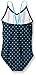 Kanu Surf Big Girls Chloe One Piece Swimsuit, Chloe Navy Dot,14