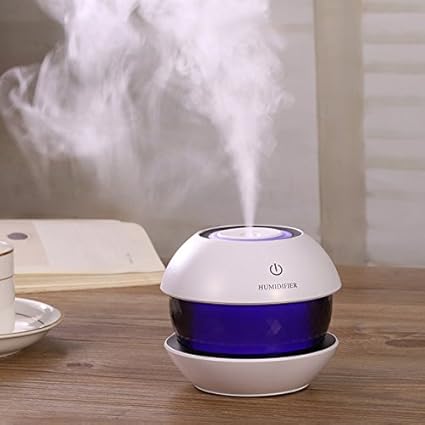 ShoppoWorld Mini Ultrasonic Air Humidifier Magic Diamond Humidifier Car Air Fresher Purifier