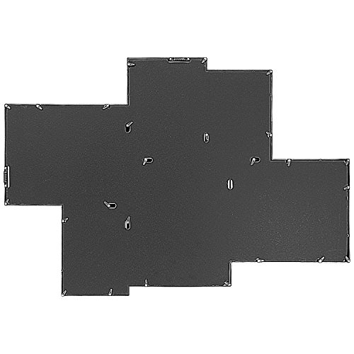 Jerry & Maggie - Photo Frame 20x30 Grey Picture Frame Multi Selfie Gallery Collage Wall Hanging 6 Open Photo Sockets Injection Plastic - Wall Mounting Design