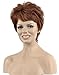 DIY Wig Short Brown Pixie Cut Wigs for Women With Bang,Natural Fluffy Daily Use Hair 9 Inches