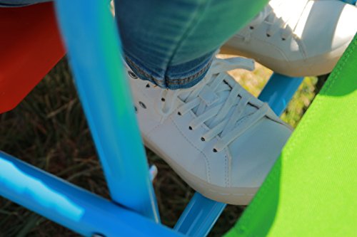 SLIDEWHIZZER ROCKING HIGH CHAIR SEESAW INDOOR, OUTDOOR PLAY - BABY, TODDLER, BOYS, GIRLS, KID, YOUTH RIDE ON TOY - LIVING ROOM, LAWN, BACKYARD, PLAYGROUND - AGES 4- 8 TEETER TOTTER - GIFTS - Thumbnail 5