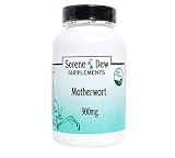 Motherwort 900mg 90 Capsules Gluten FREE 100% Natural. Serene Dew Supplements