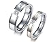 Brand New Amazing Titanium Stainless Steel "We Love Each Other" Wedding Band Set Anniversary/engagement/promise/couple Ring Best Gift!